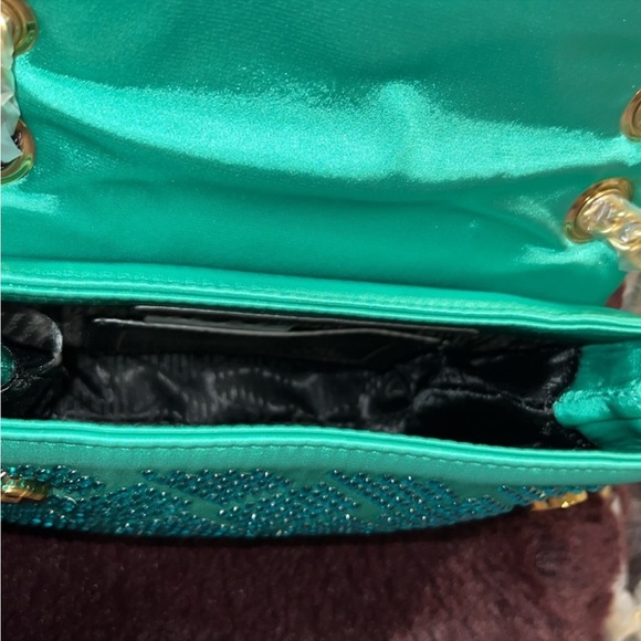 Kurt Geiger London Mini Kensington
Embellished Fabric Convertible Crossbody - Picture 2 of 3